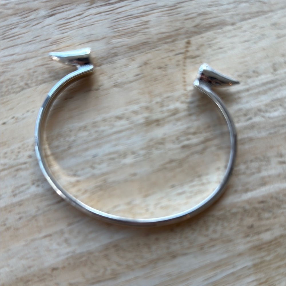 Silver Spike Cuff Bracelet